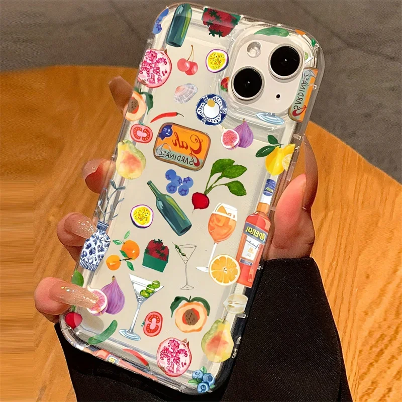 S7ef48cb5b4d344f18a36f6aabe955858u-1.webp Transparent Fruit Juice Flower Pattern Phone Case For iPhone 17 16 14 11 12 13 15 Pro Max 14 Plus 17 Air Shock-Absorbing Cover
