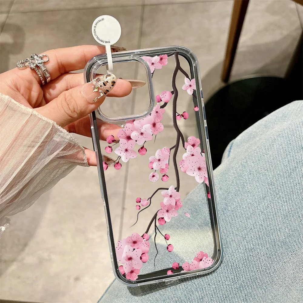 S82e741f0d4a0475ea45e09dbbe1a1f12Z.webp 2 in 1 Candy Color Phone Case For iPhone 11 16 17 Pro Max 13 15 14 12 17 Air 17promax Soft TPU Transparent Flower Funda Cover