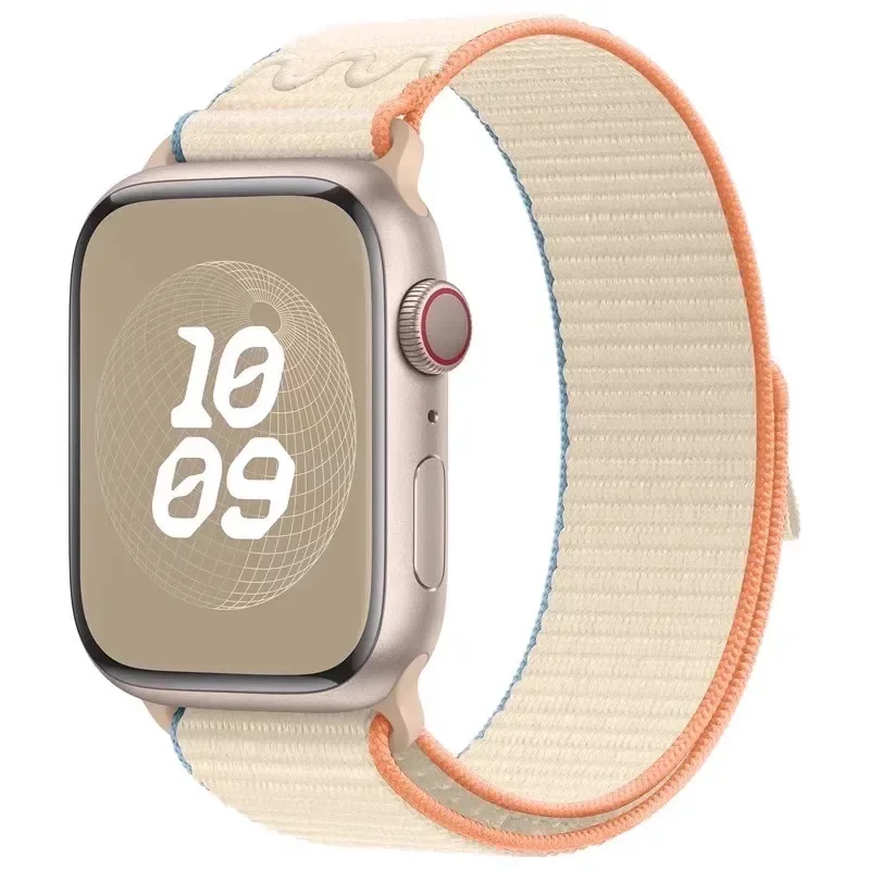 Nylon Sport Strap for Apple Watch Band 49mm for Loop Bracelet iWatch S10 9 8 7 6 5 4 3 se2 Ultra 2 46mm 45mm 44mm 41mm 42mm