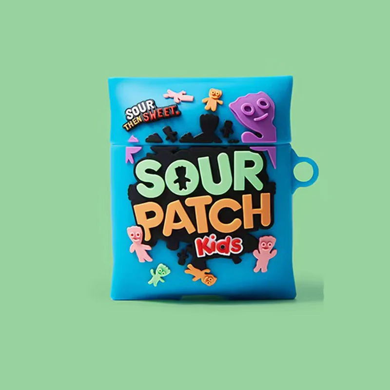 3D Cute Cartoon Creative Earphone Case For Airpods Pro 2 Snack Candy Silicone Soft Charging Box Cover For Airpods 1 2 4 3 2021