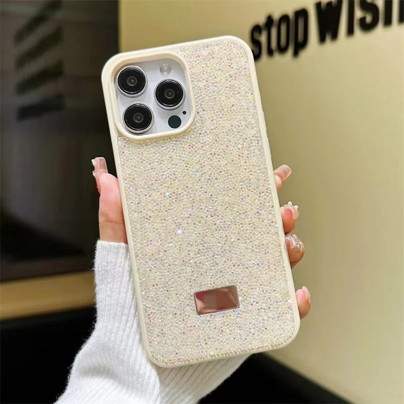 Luxury Rhinestone Diamond Phone Case For iPhone 11 12 13 14 15 16 17 Pro Max 16 Plus The Shiny Diamond Shockproof Protecti Cover