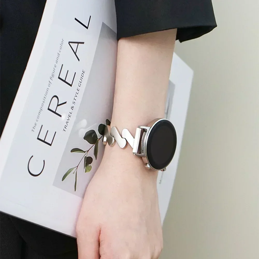 S8672240b5dd6464c848e52350bfb7761a.webp 18mm 20mm 22mm Luxury Metal Strap for Samsung Galaxy Watch 7/6/5/4 40mm 44mm Women Band for Huawei GT5 GT4 GT3 46mm Amazfit GTS4