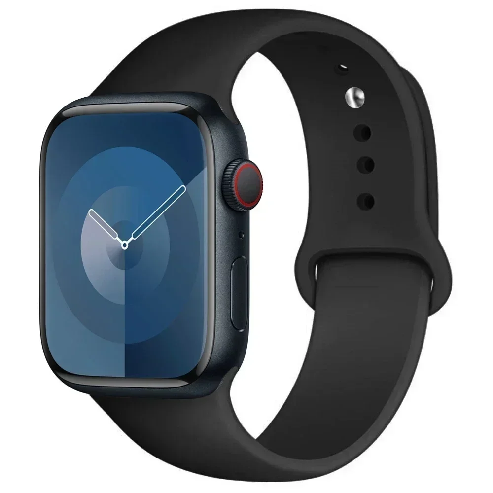 S89ef7877da0642e3b26ae7ab9d240e3bH-1.webp Silicone Band For Apple Watch strap 44mm 45mm 40mm 41mm 42-46mm sport bracelet iwatch series 8 7 6 5 4 9 10 11 SE-Ultra 2/3 49mm