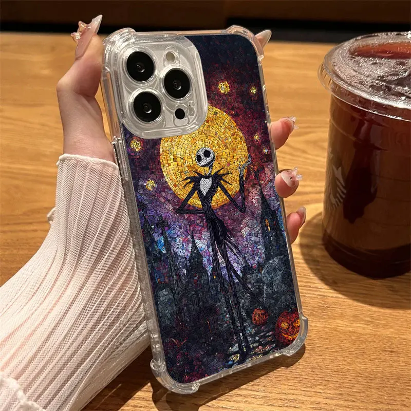 S8ab2b2a18d634955b00d6b1c668a6a11J.webp Halloween Jack Sally Skellington Phone Case Clear For iPhone 17 16 14 15 11 12 13 Pro Max 16E 15 16 Plus 17 Air Shockproof Cover