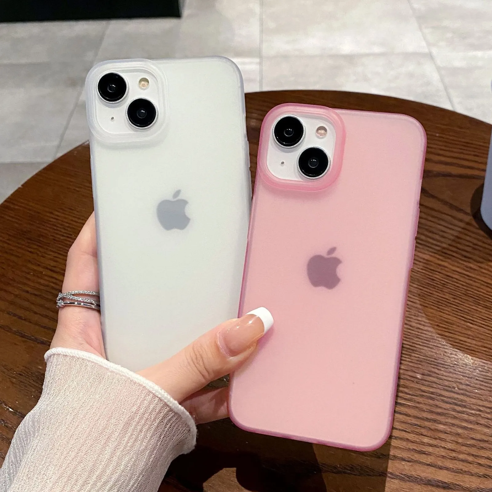 S8b0a913d7f4946af9fad2f1296d0699cB.webp Soft Silicone Matte Transparent Phone Case For iPhone 17 16 15 14 13 12 11 Pro Max X XS XR 7 8 Plus Ultrathin Shockproof Cover