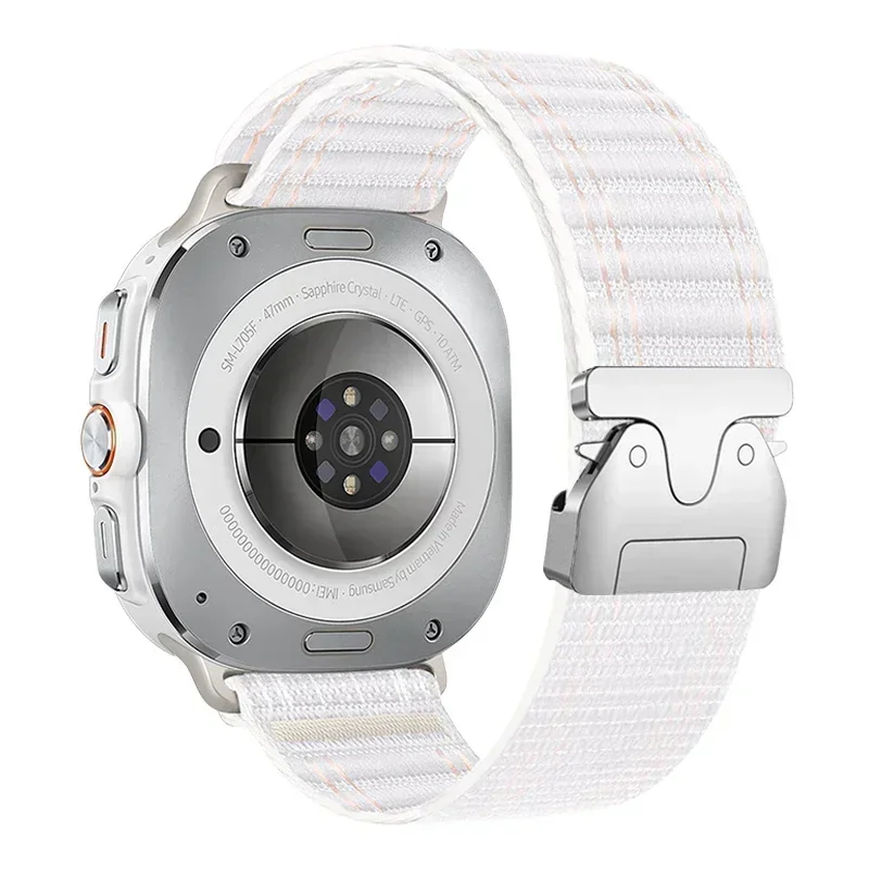 S8b88776d5a7840648621af20a8400cc68.webp Nylon Sport Strap for Samsung Galaxy Watch Ultra 47mm Adjustable Bracelet Correas Wristband for Galaxy Watch 7 Ultra Band Correa