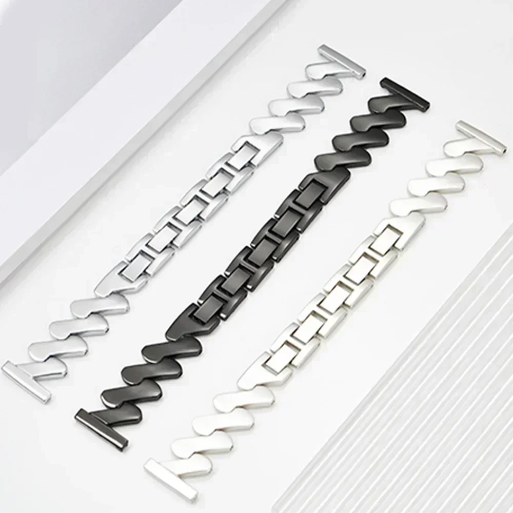 S8c6d6a2efefc4d01bcd392204b09644aK.webp 18mm 20mm 22mm Luxury Metal Strap for Samsung Galaxy Watch 7/6/5/4 40mm 44mm Women Band for Huawei GT5 GT4 GT3 46mm Amazfit GTS4