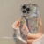 Luxury Plating Make Up Mirror Love Heart Phone Case For iPhone 16e 17 Air 16 15 14 13 Pro Max 15 Pro 11 12 Shockproof Soft Cover