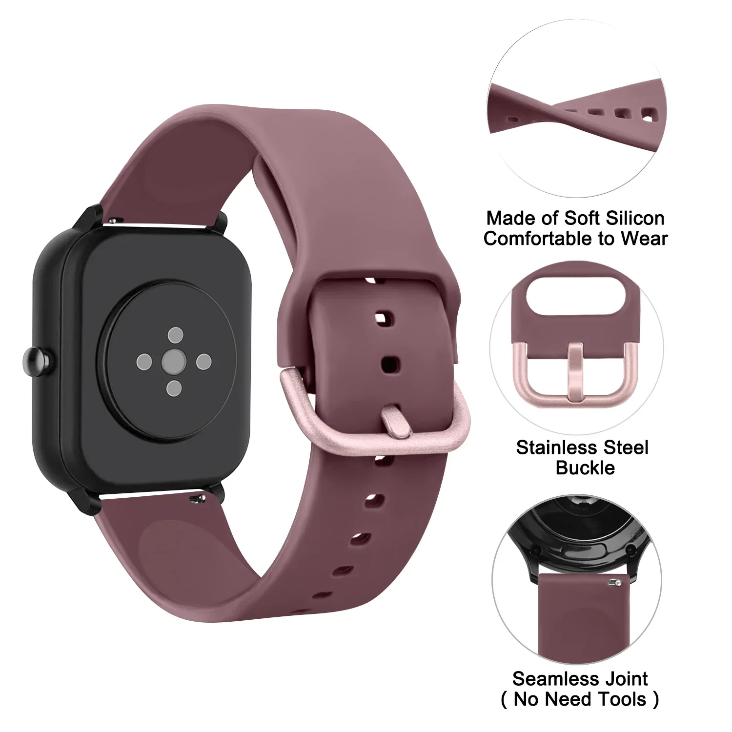 S8fc2697010c94337a22e37eddd910322R-1.webp 20 22mm Silicone Strap For Huawei Watch 3 4 Pro GT 4 46mm/GT 3/GT Runner/GT 2 Pro/GT 3 Pro Band For Honor watch Magic 2 Bracelet