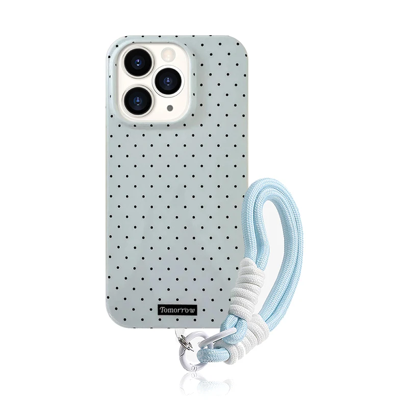 S92b970f1314f44be878d0d54c008e796H-2.webp INS Polka Dot Small Fresh Mobile Phone Case for iPhone 17 16 15 14 13 12 Pro Max 11 Ultra Slim Shockproof Cover for iPhone 17Pro