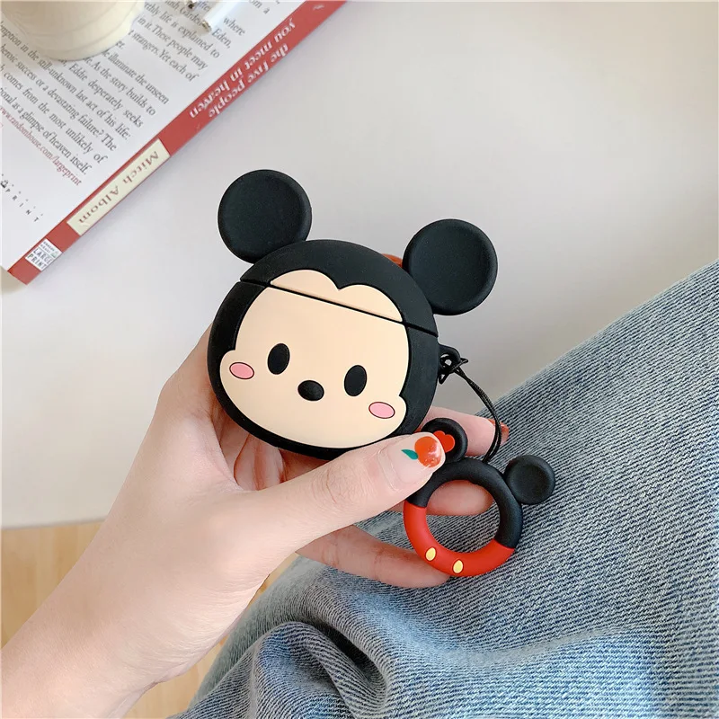 S93a333f2fef44d23ac4849ff0836f6ecd.webp 3D Cartoon Silicone Case for Airpods 1 2 3 Pro Wireless Earphone Protective Cover for Airpods Pro2 with Hook