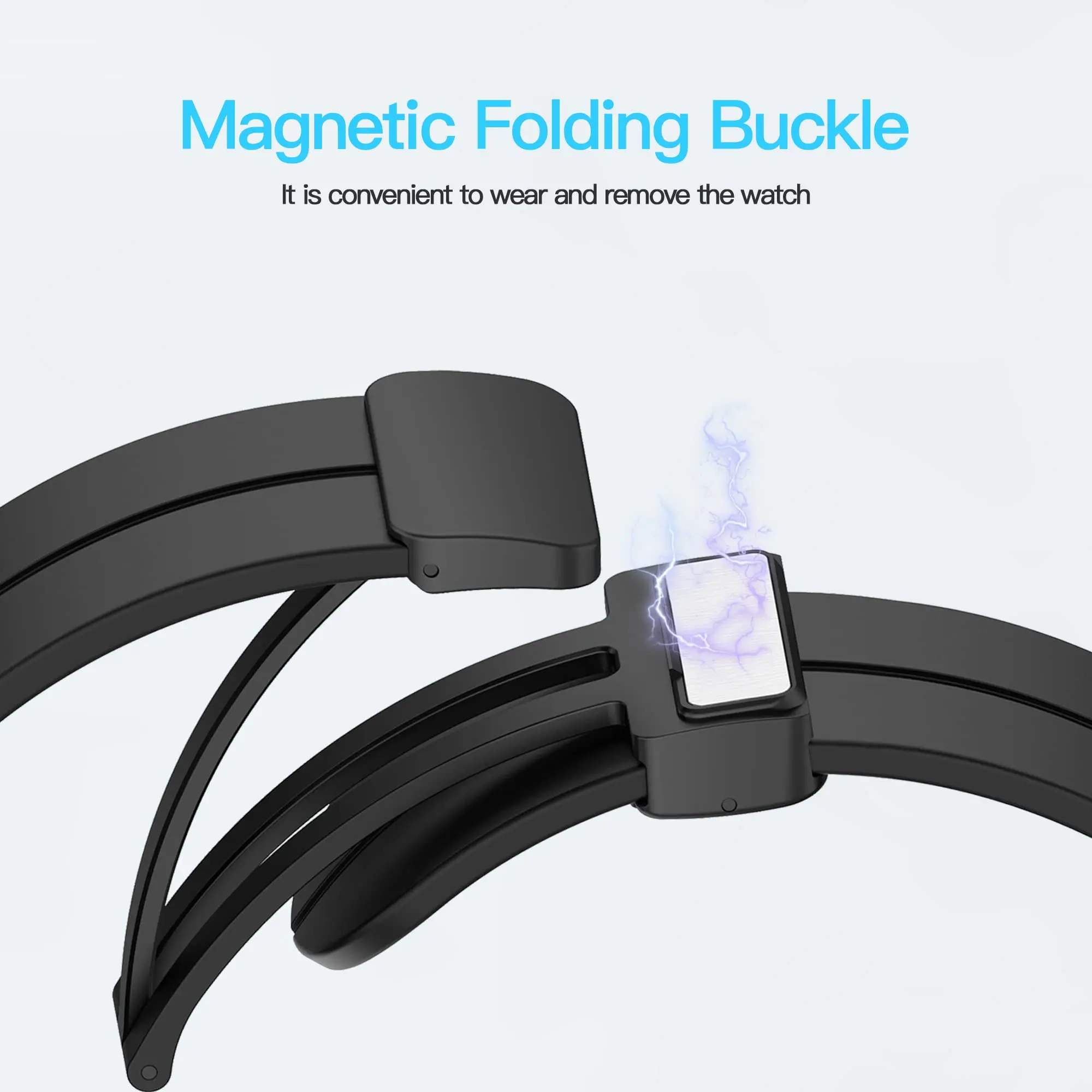 S977102f0b2484044b20fc2941ba445fbM-2.webp Original Silicone Band For Samsung Galaxy Watch 7 6 5 4 FE 44mm 40mm/5 pro 45mm Magnetic Bracelet watch6 Classic 43mm 47mm strap