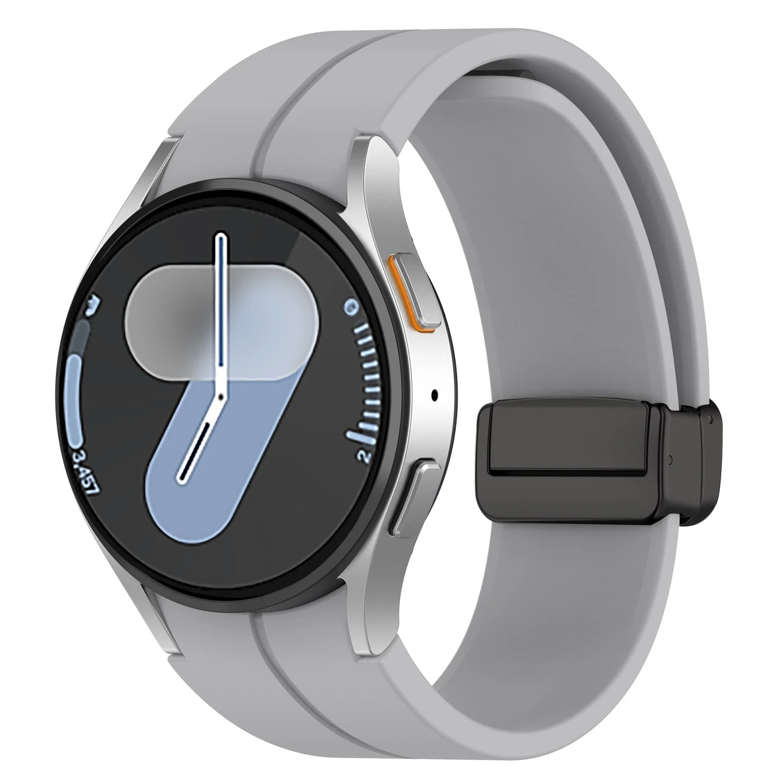 S97d94a7dd52a470d8d020f79a0e1469cW-2.webp Original Silicone Band For Samsung Galaxy Watch 7 6 5 4 FE 44mm 40mm/5 pro 45mm Magnetic Bracelet watch6 Classic 43mm 47mm strap