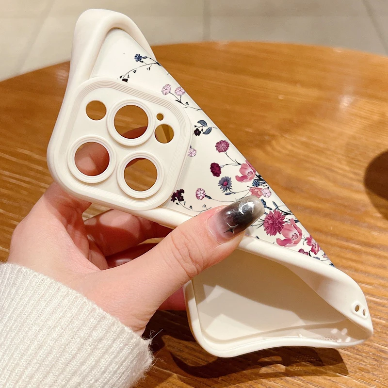 S9bac02be07874375abd5eec49a2583a6G.webp Retro Flower Case For iPhone 16e 17 Air 16 15 14 Pro Max Plus 13 12 Pro Max 11 Shockproof Soft Silicone TPU Phone Back Cover