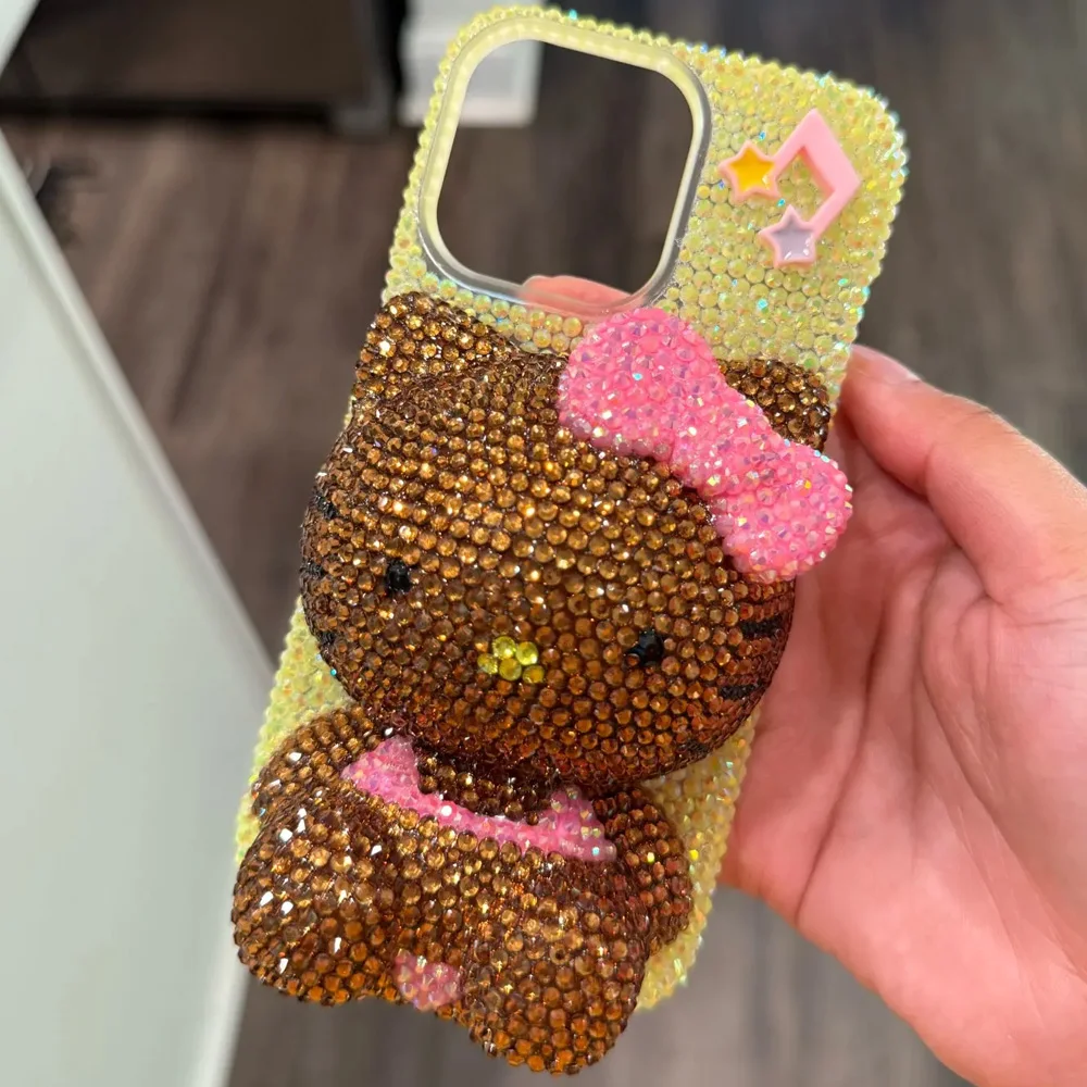S9bbaaf8558ae45a9b636b10c63c25f5fP-1.webp Cute Kitty Cat Rhinestone Bling Crystal Phone Case Chain For iPhone17 16 15 14 13 12 11Pro Max X Xs XR 7 8 Plus Transparent Bumper