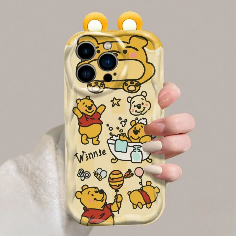 S9d472d97553b41bd89432b54ba04932cE.webp 3D Ears Miki Winni Mini Mouse Case For iPhone 11 15 14 16 Pro Max 12 13 Mini 6 7 8 Plus cover 3D Cute