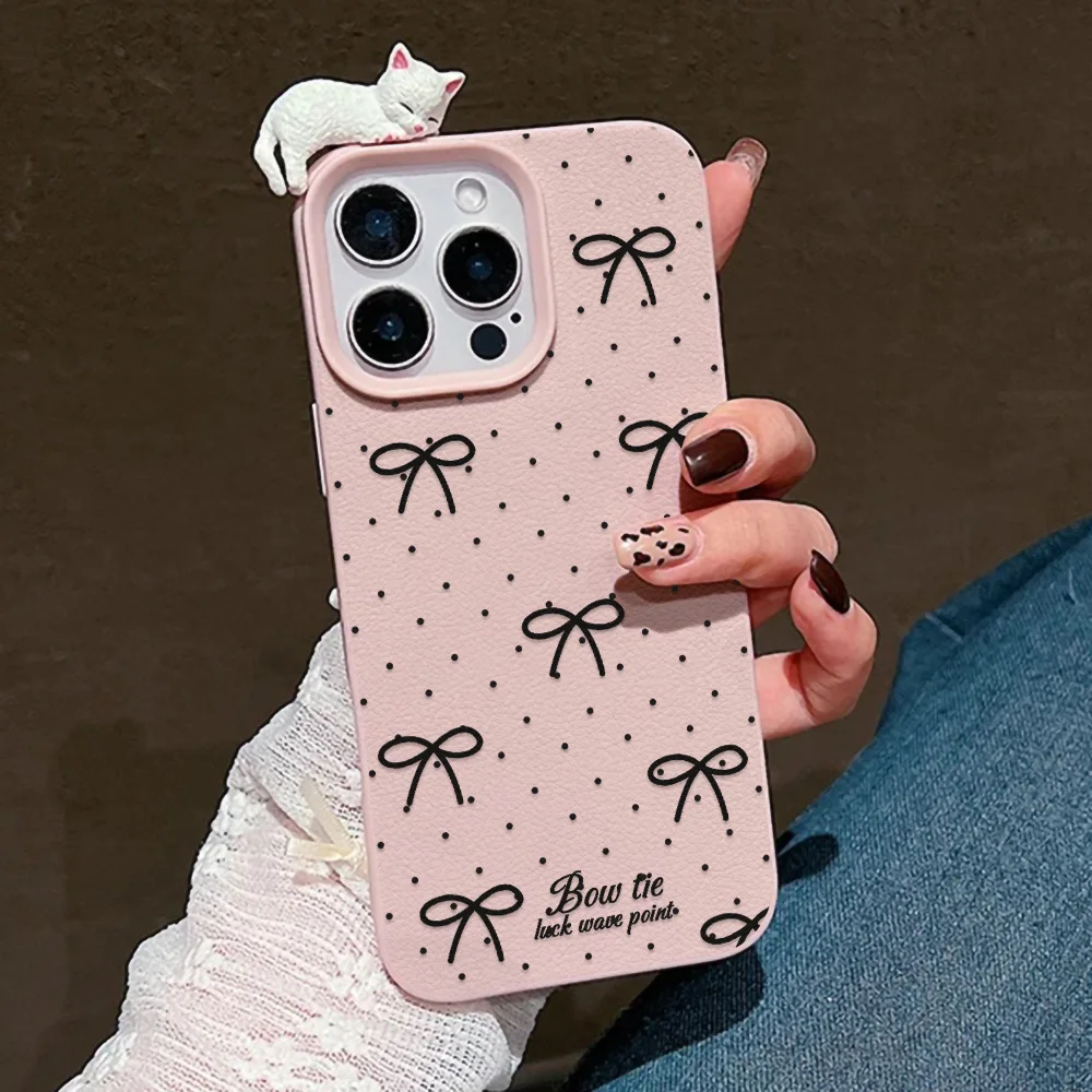 S9ea7b79389ad439f9fd046aec3232f20o-4.webp Love Heart Phone Case For iPhone 17 Pro Case iPhone 13 16 14 11 12 15 Pro Max 17 Air Plus 3D Cat Lychee Pattern Leather Cover