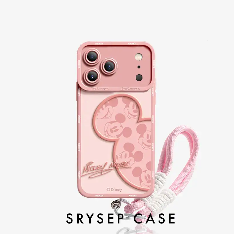 SKU-025615f iPhone Lanyard Series | Mick Mouse Cartoon Phone Case