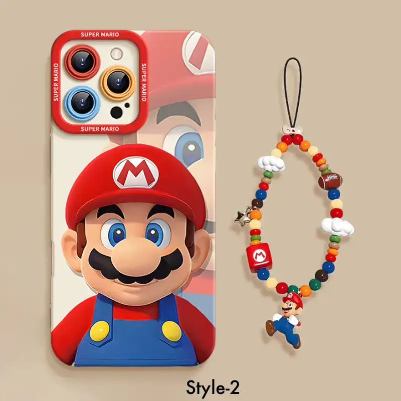 iPhone Beads Series | Mario Liquid Silicone Phone Case