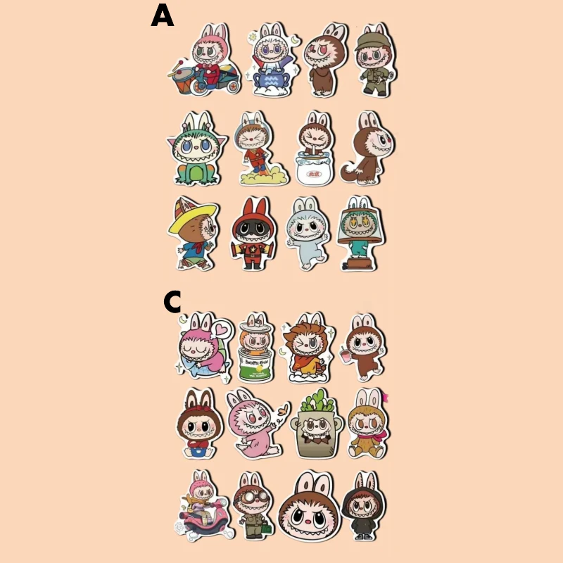 Magnetic Cartoon Dolls Fridge Sticker
