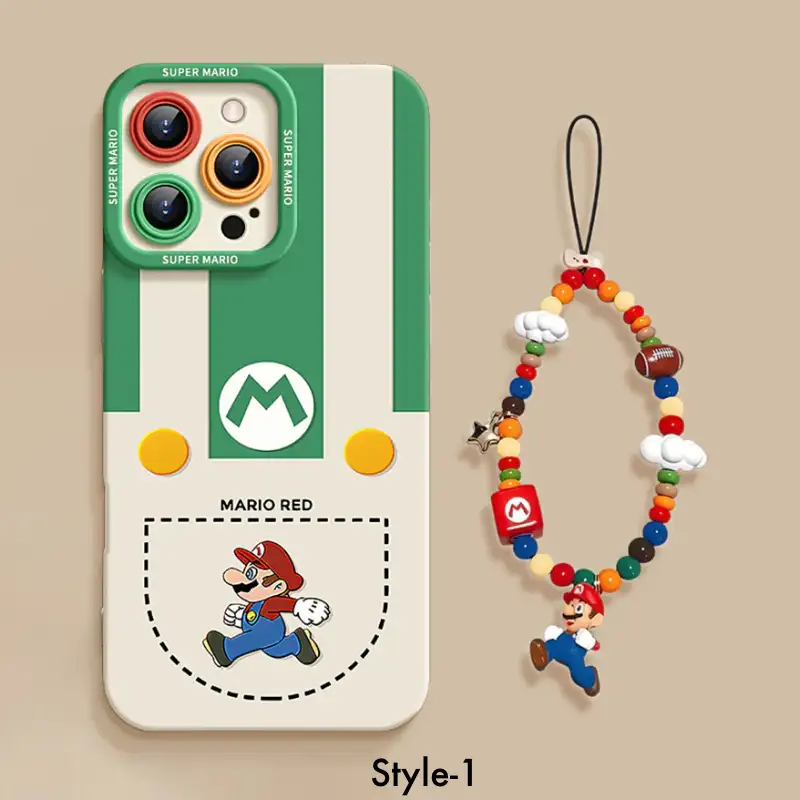 iPhone Beads Series | Mario Liquid Silicone Phone Case