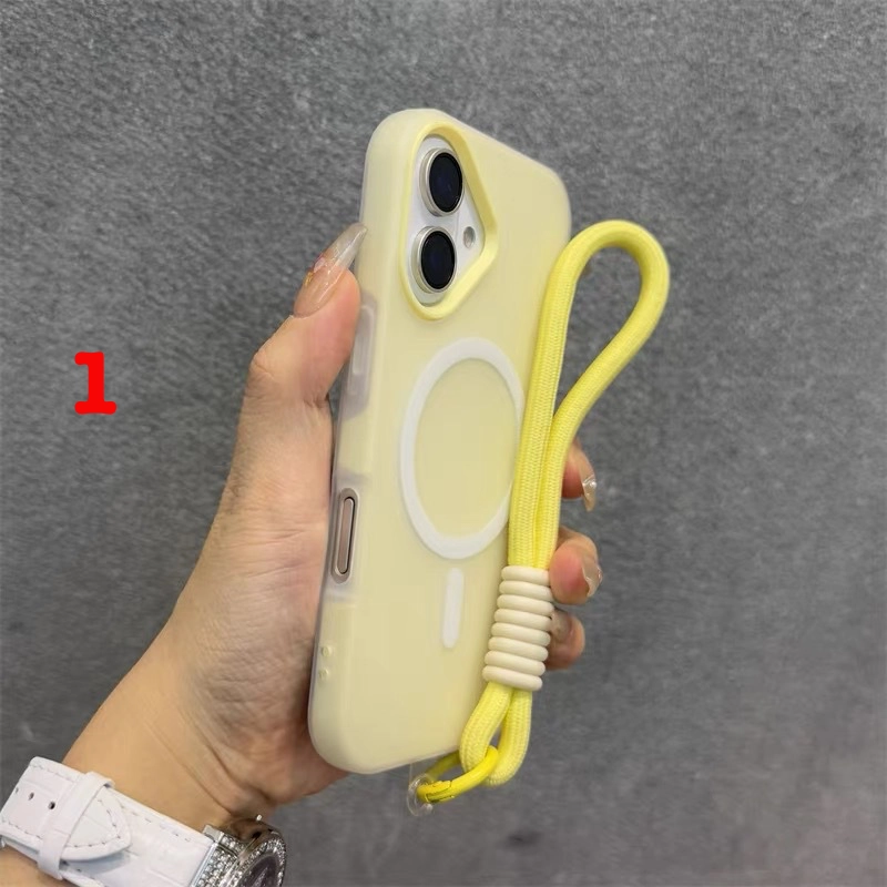 SKUsdh-001 iPhone Lanyard Series | Matte MagSafe Magnetic Phone Case