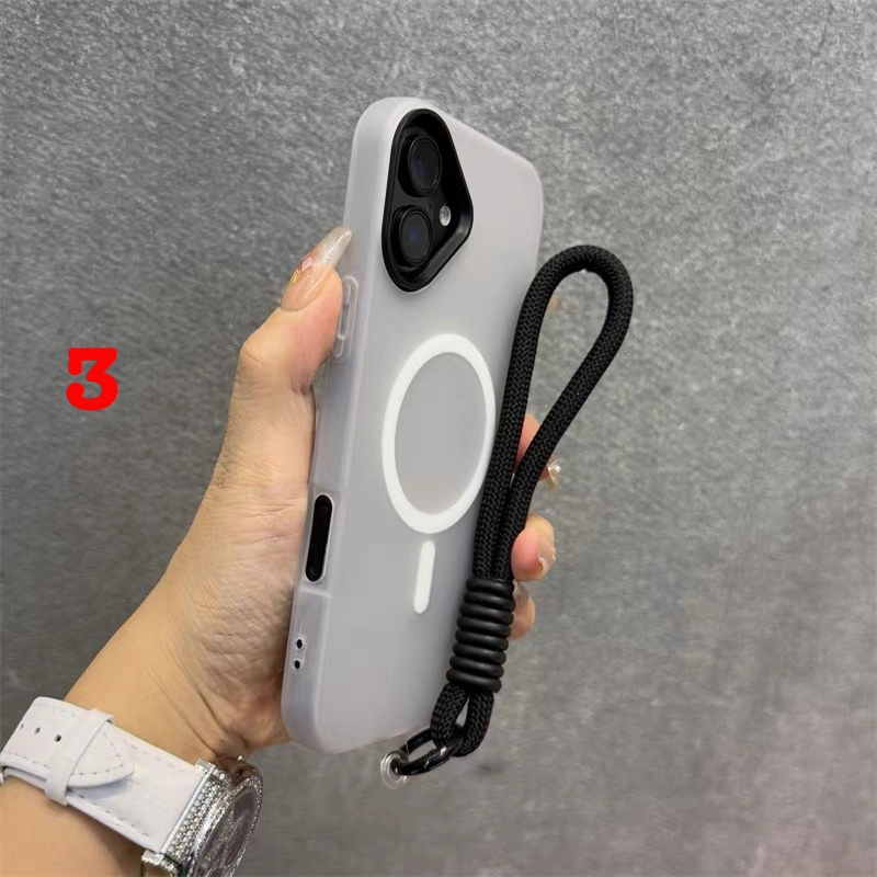SKUsdh-003 iPhone Lanyard Series | Matte MagSafe Magnetic Phone Case