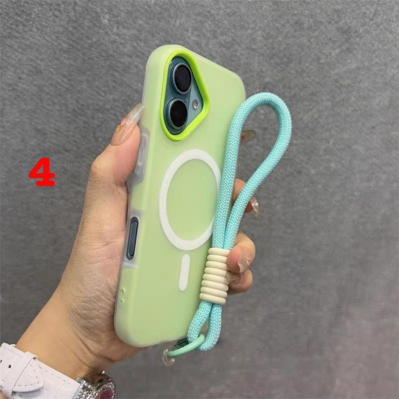 SKUsdh-004 iPhone Lanyard Series | Matte MagSafe Magnetic Phone Case