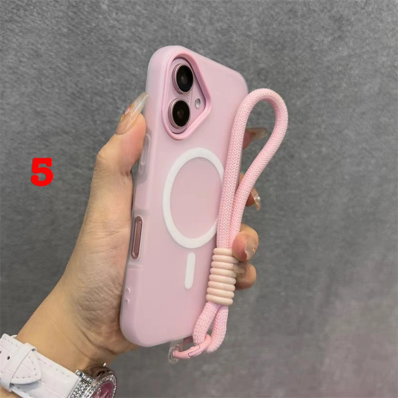 SKUsdh-005 iPhone Lanyard Series | Matte MagSafe Magnetic Phone Case