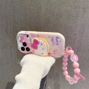 Sa129e5be274a48adab32c6cbf8fbe35bD-3.webp Y2K Pink Case for IPhone 17 Air 17 Pro 16 15 14 13 12 Pro Max Plus Mini 16e 3D Wave Kitty Bracket Griptok Silicone Cover