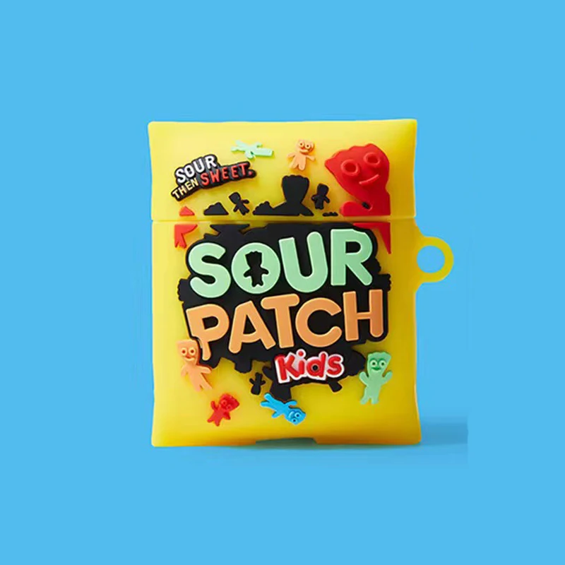 3D Cute Cartoon Creative Earphone Case For Airpods Pro 2 Snack Candy Silicone Soft Charging Box Cover For Airpods 1 2 4 3 2021