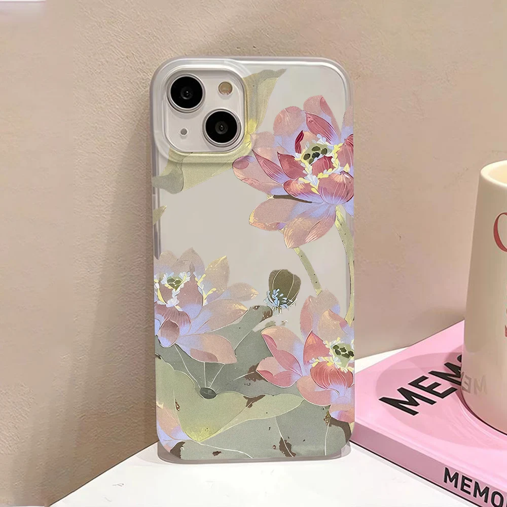 Sa88f938ce87945b5802aaff1bb1e6fd7j.webp Flower Clear Phone Case For iPhone 16 Pro Case iPhone 13 15 17 11 12 14 Pro Max Plus 12 13 Mini Shockproof Silicone Soft Cover
