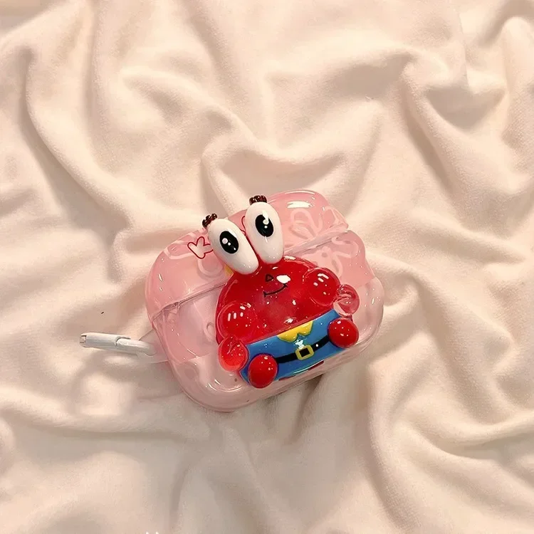 Cute Earphone Case for AirPods 1 2 3 Pro 2 Case Fresh Candy Color Earphones Case Air Pods Protective Cover With Hook