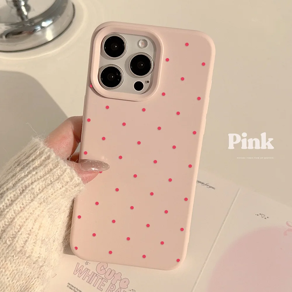 Sacce6d5d777844cbb9c81e4452273c5ec.webp Cute Cartoon Cherry Pattern Phone Case For iPhone 17 16 15 14 13 12 11 Pro Max Plus Silicone Shockproof Cases Cover