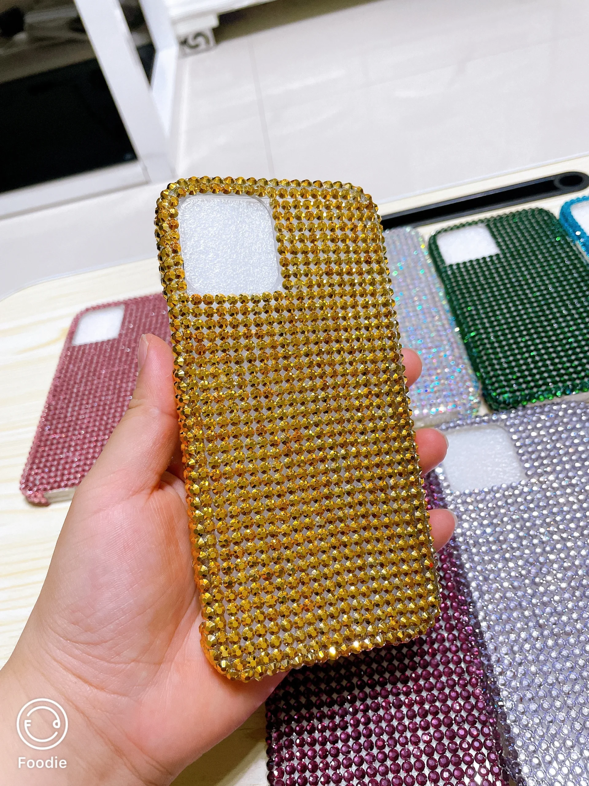 Sadd3a0ae7fb44c19bd8c8e6ce8405b7ek-2.webp Luxury fashion Bling Rhinestone Gem diamond Soft phone case for apple iPhone 17 Air 16 15 14 13 12 XR 11 Pro Max Glitter cover