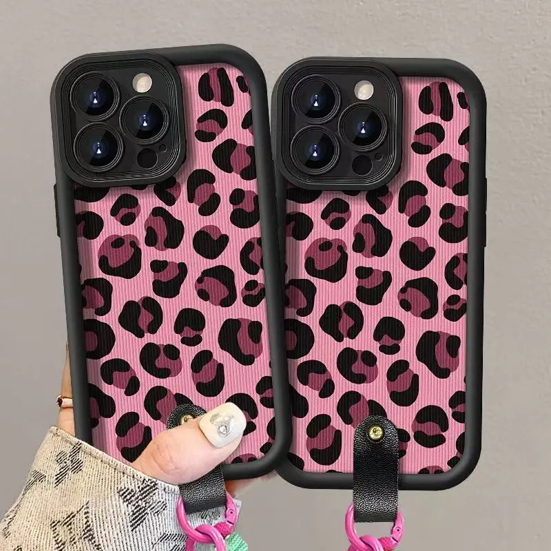 Sadf8c77c6e884d69a850db246d405296P.webp Rose Leopard Print Wrist Strap Phone Case For IPhone 17 16 Pro Max Cases iPhone 17 Air 16e 15 14 13 12 11 XS X XR 7 8 Plus Cover