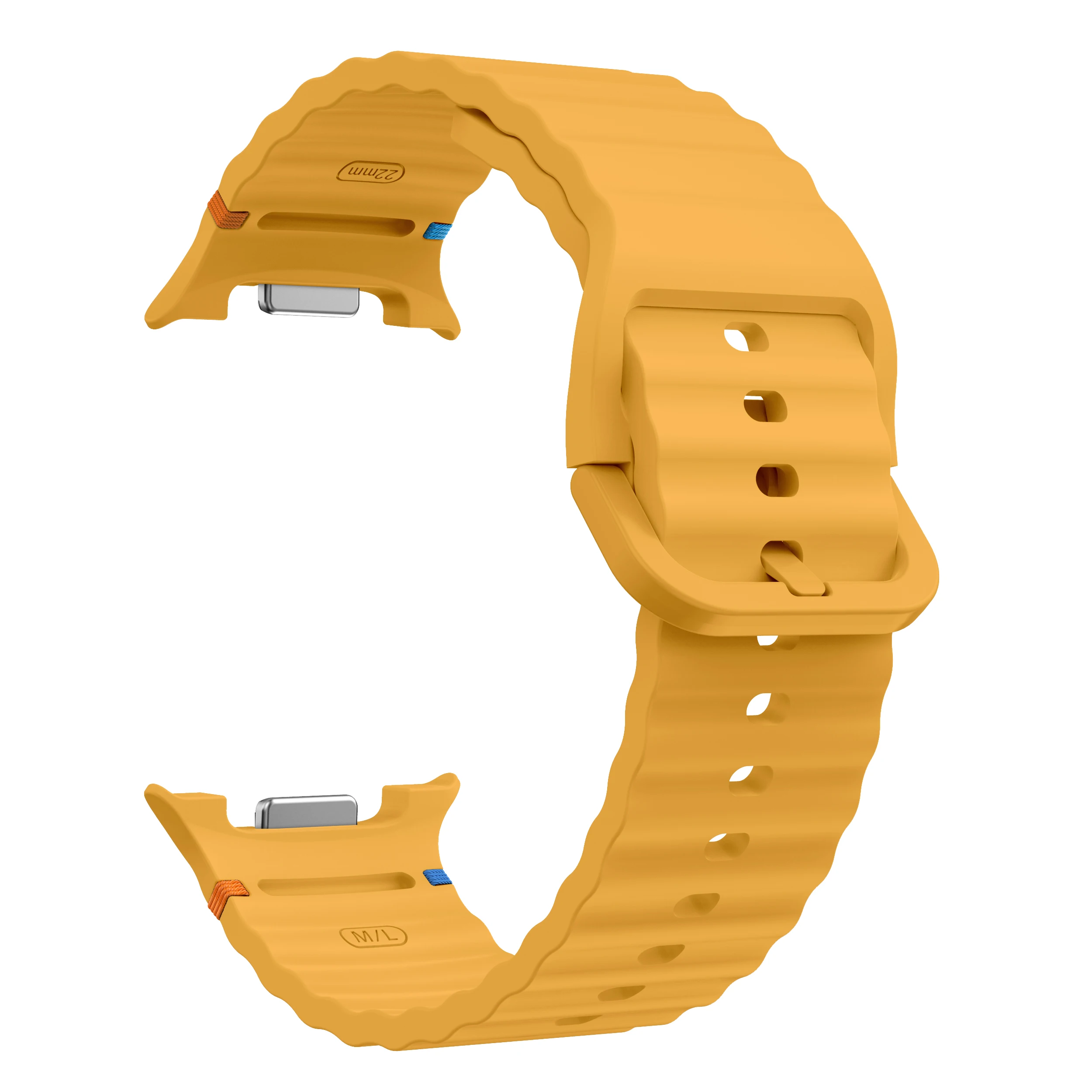 Original Silicone Strap For Samsung Galaxy Watch 8 Classic 46mm Sports Breathable Bracelet Wristband For Galaxy Watch 8 44/40mm