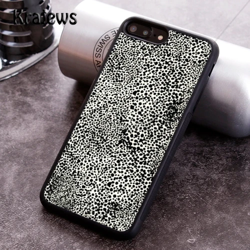 Krajews Colorful Leopard Texture Phone Case For iPhone 17 Air 16 15 14 11 12 13 Pro MAX Plus cover shell coque