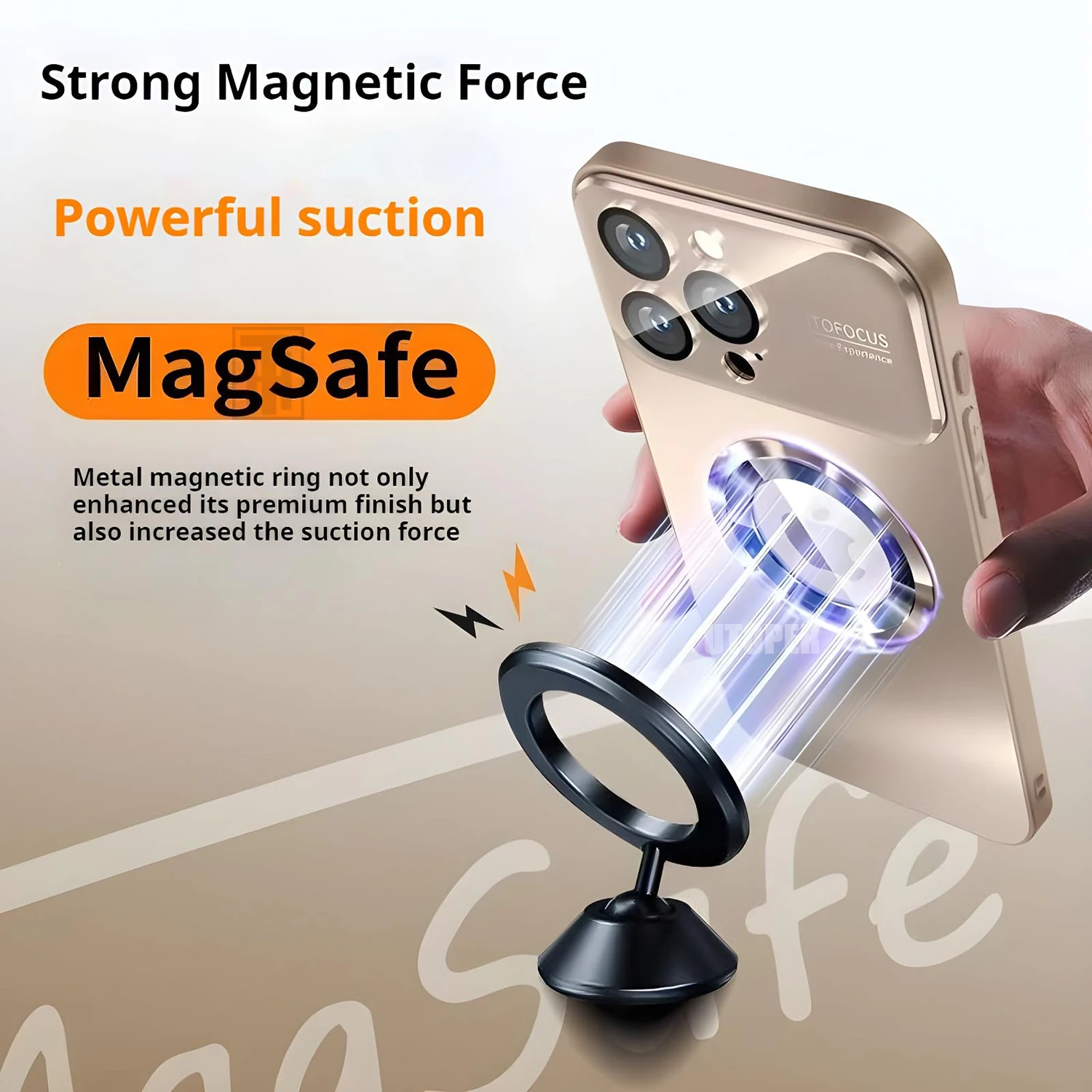 Sb13ad08e273d4387a4d095fe187f3c3ad.webp New Luxury Matte PC Big View Glass Lens Protection Case for iPhone 17 Air 16 15 14 13 12 11 Pro Max Plus Magsafe Magnetic Cover