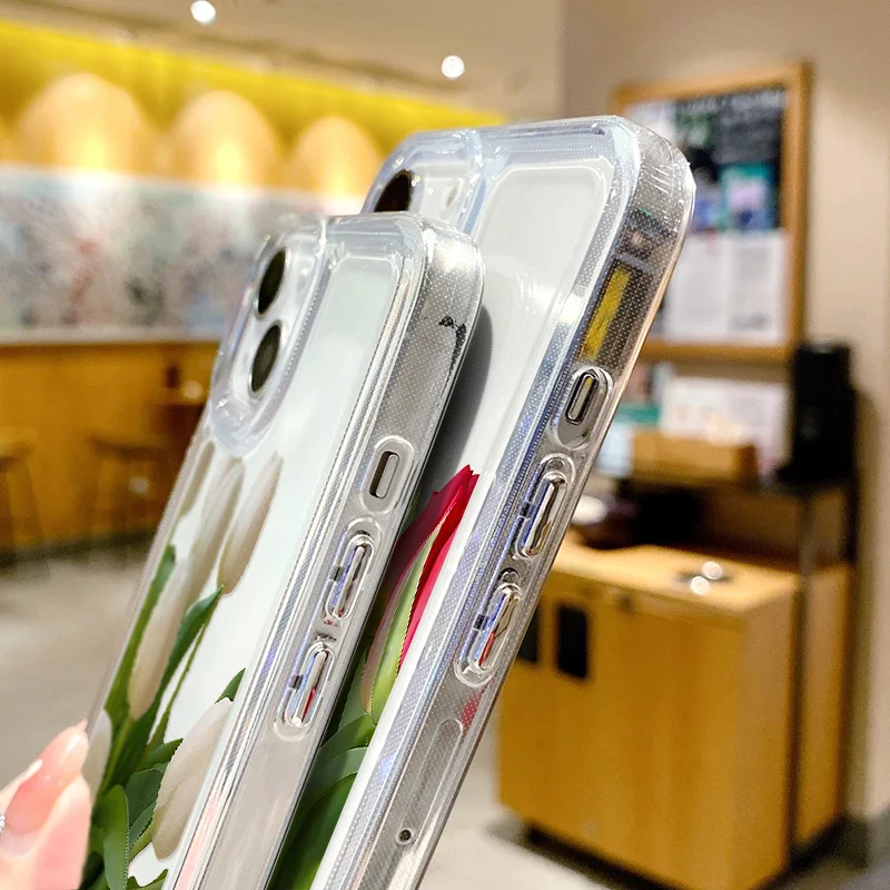 Sb1b2e25fd7eb4a0bbcf2f49c7364f389W.webp Rose Flower Phone Case For iPhone 16 Pro Case iPhone 17 11 13 15 12 14 Pro Max 16E XR XS 7 8 Plus SE Soft Shockproof Clear Cover