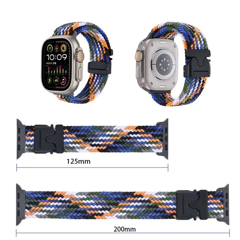 Sb25816064ae04eddb24a32fb9e9becd6n-4.webp Braided Strap For Apple Watch Band 44mm 40mm 45mm 49mm 41mm 46mm 42mm Bracelet iWatch Series Ultra2 10 9 SE 8 7 65 Magnetic Band