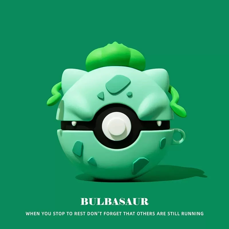 Cute Cartoon Pokeball Silicone Earphone Case Cover For Airpods 1 2 3 4 Pro Pro 2 Pro 3