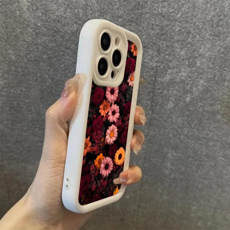 Sb452b63031d44ef2b449aa3e94c8917en.webp Vintage Rose Art Flowers Phone Case For iPhone 11 12 13 14 15 16 Plus 17 Pro Max 17 Air Shockproof Soft Phone Cover