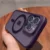 Luxury Dark Purple Transparent Magsafe Magnetic Case For iPhone 15 14 13 12 11 Pro Max Plus Antiskid Shockproof Protect Cover