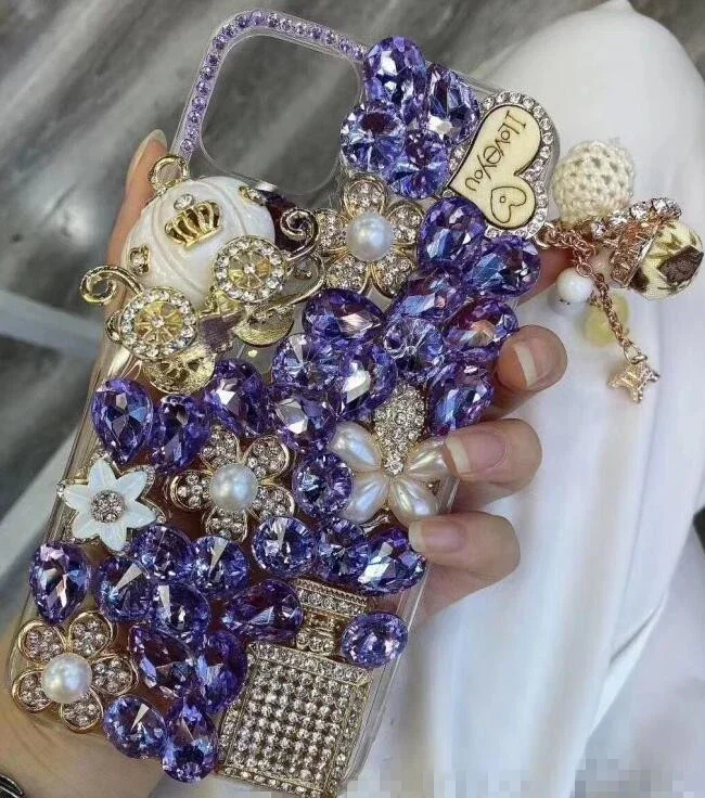 Sb6282af93620419dbc2ab0b0ca790971d-2.webp Capa Rhinestone Love Case For iphone 16 15 Plus 14 13 Pro 12 Mini 11 Pro 17 Air XR 7 8 PLUS Phone Case Diamond Cover coque