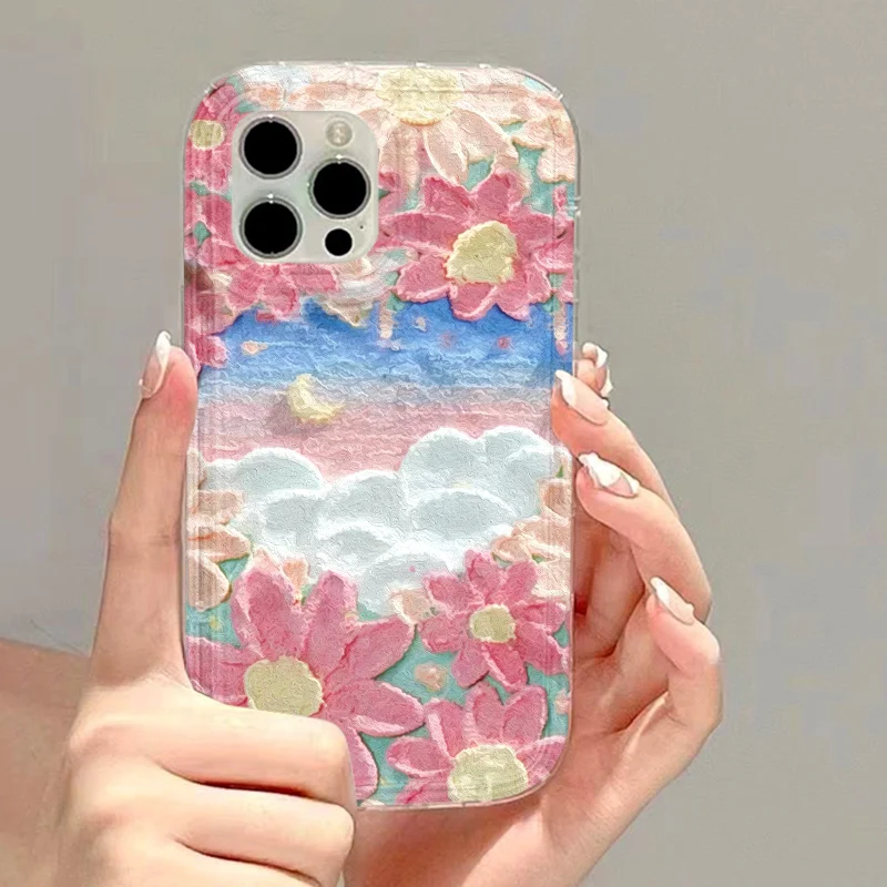 Sb915f2221a5846c4ae0c04d6d44323c0w.webp Flower Phone Cases For iPhone 17 Case iPhone 16 Pro Max 17 Air 15 11 14 13 12 Promax 16 15 Plus Clear Carcasa Soft Silicon Cover