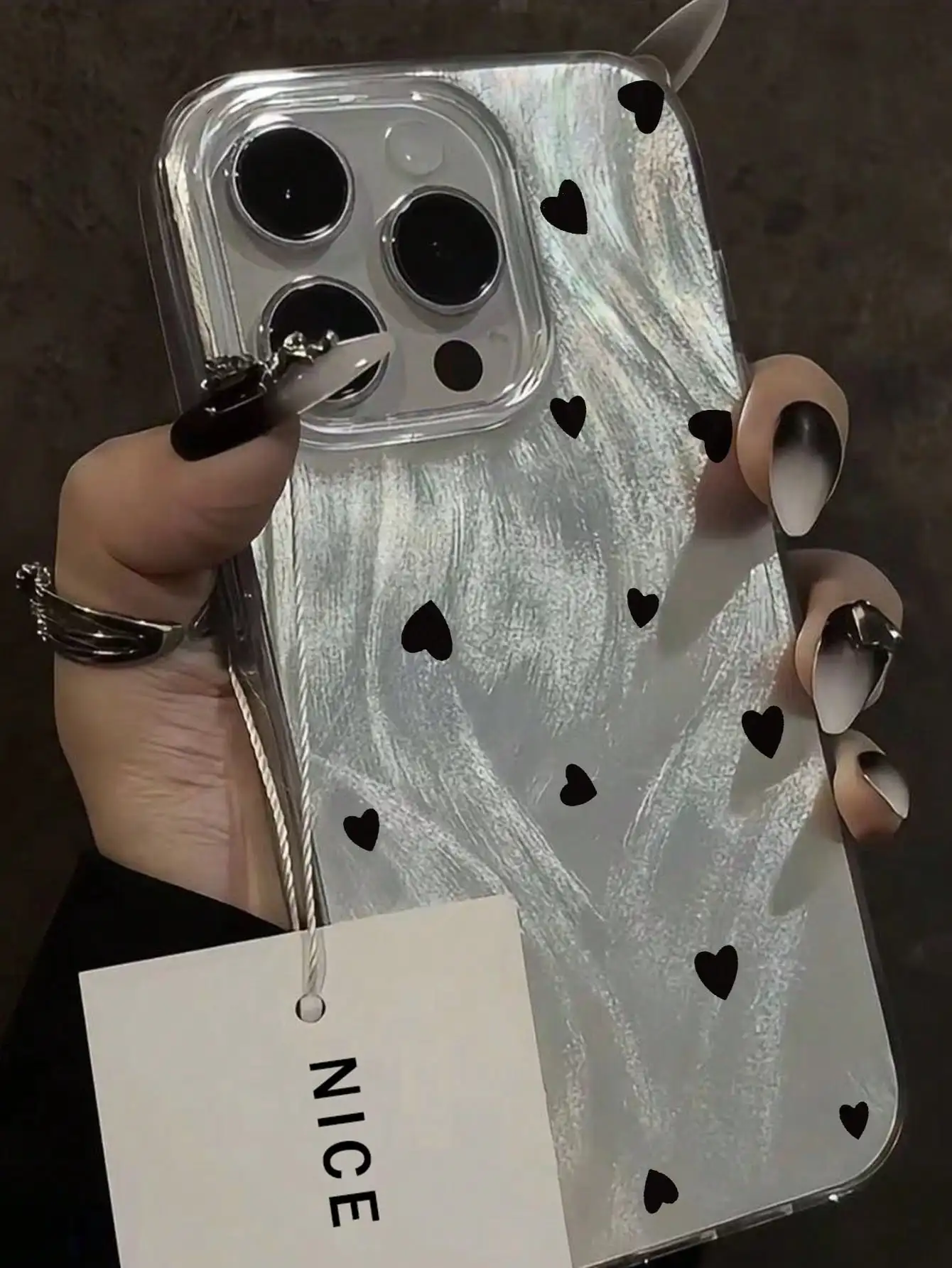 Leopard Love Point Print Phone Case For iPhone 16 17 Pro Case iPhone 15 14 13 12 11 Pro Max 17 Air 16E 7 8 Plus Shockproof Cover