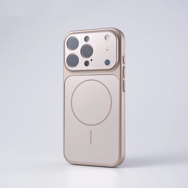 Frosted Camera Lens Protection Magnetic MagSafe Case For iPhone 17 17Pro Max 16 Pro 15 14 13 Matte Wireless Charging Armor Cover