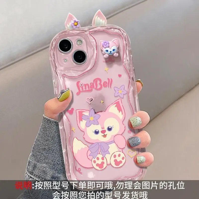3D Cartoon Rabbit Case For iPhone 16 15 14 Plus 13 12 Mini 11 Pro XR XS Max