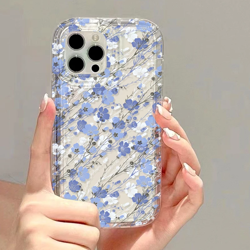 Sbe0aafb450ca4ecb9c6c041e702e02c2O.webp Flower Phone Cases For iPhone 17 Case iPhone 16 Pro Max 17 Air 15 11 14 13 12 Promax 16 15 Plus Clear Carcasa Soft Silicon Cover